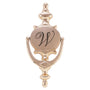 3.5" x 8" Oval Style Brass Door Knocker