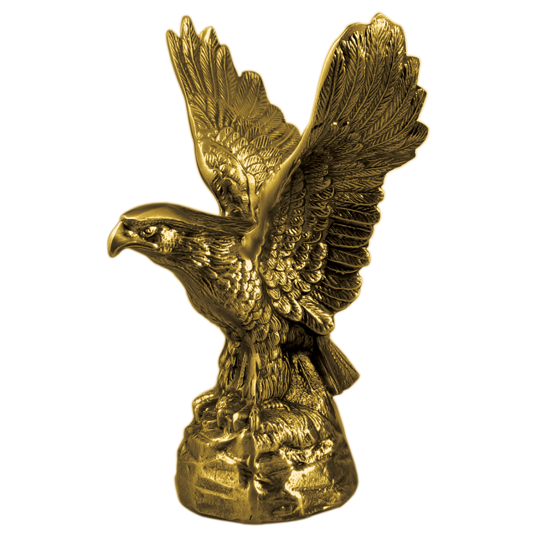 8.6"  Antique Gold Metal Eagle