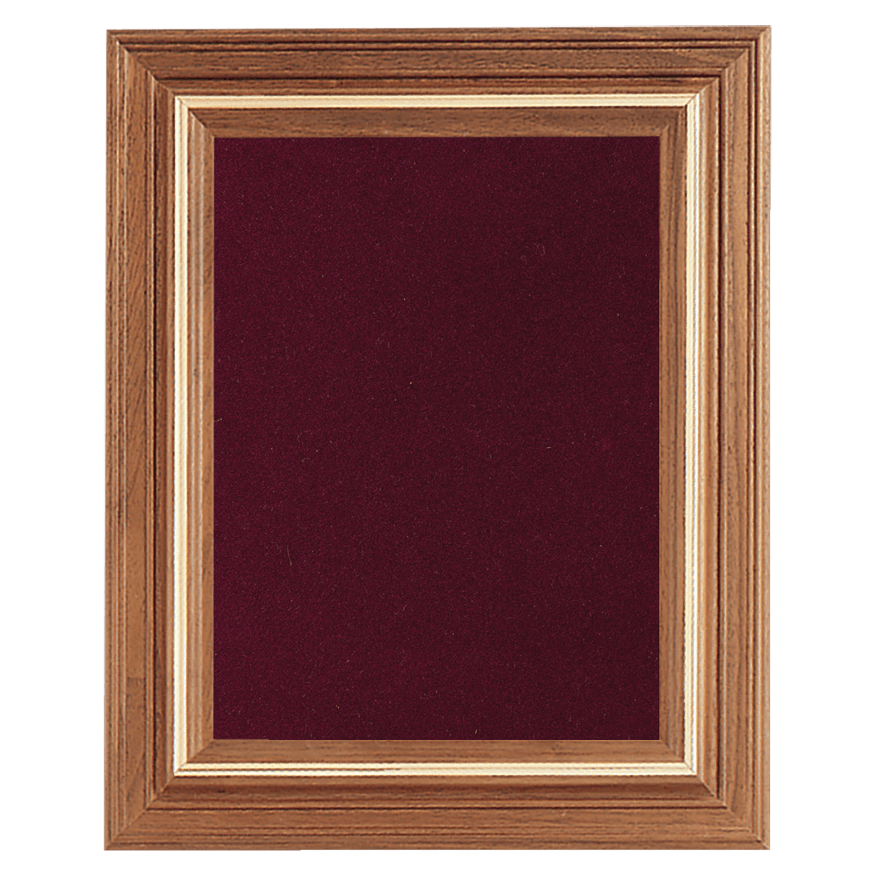 American Walnut Airflyte Frame with Gold & Velour - FRM32