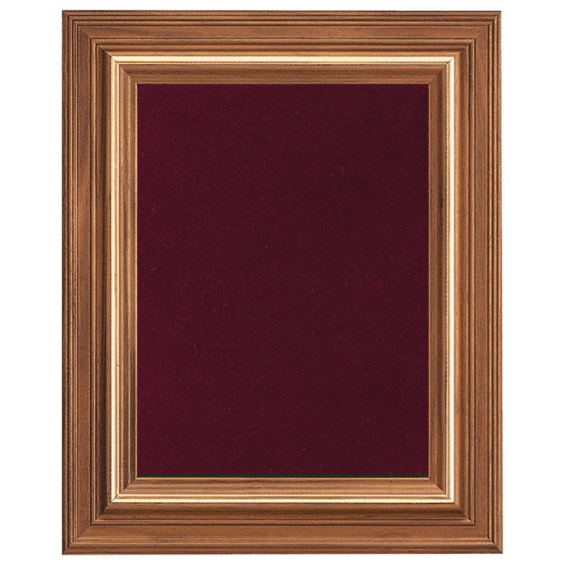American Walnut Airflyte Frame with Gold & Velour - FRM32