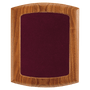 American Walnut Frame with Arched Top and Bottom - FRM35