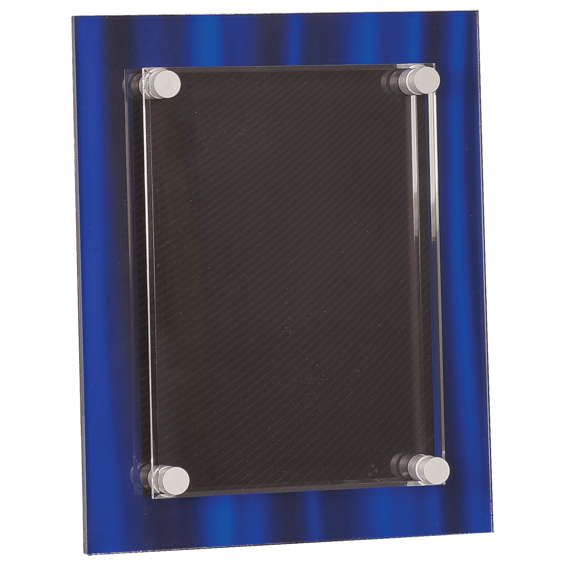 8" x 10" Blue Velvet Stand-Off Acrylic Plaque