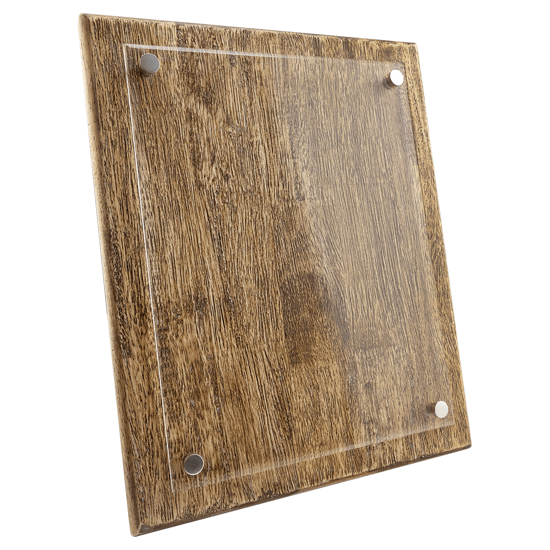 Barnwood Floating Acrylic Plaque - PF09