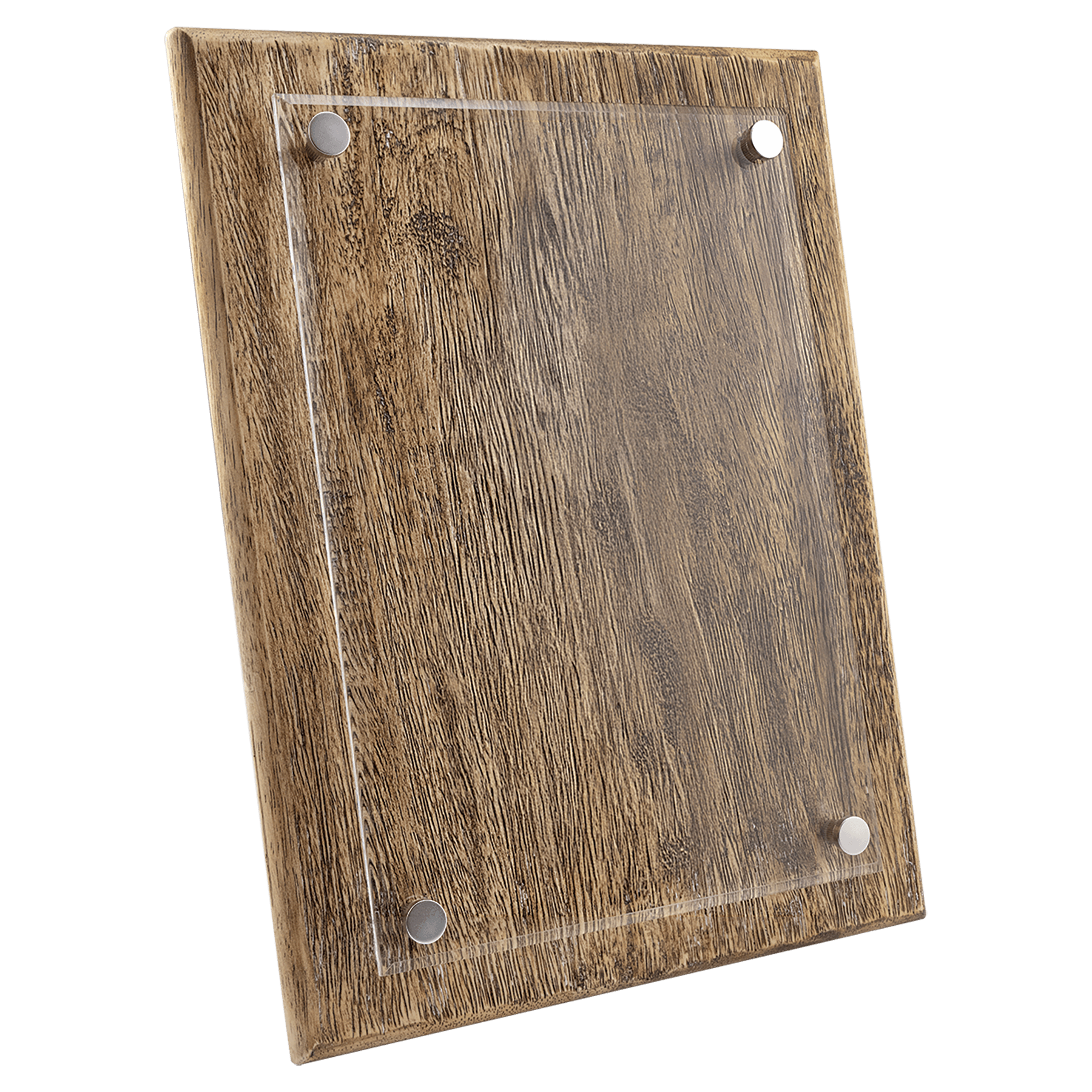 Barnwood Floating Acrylic Plaque - PF09