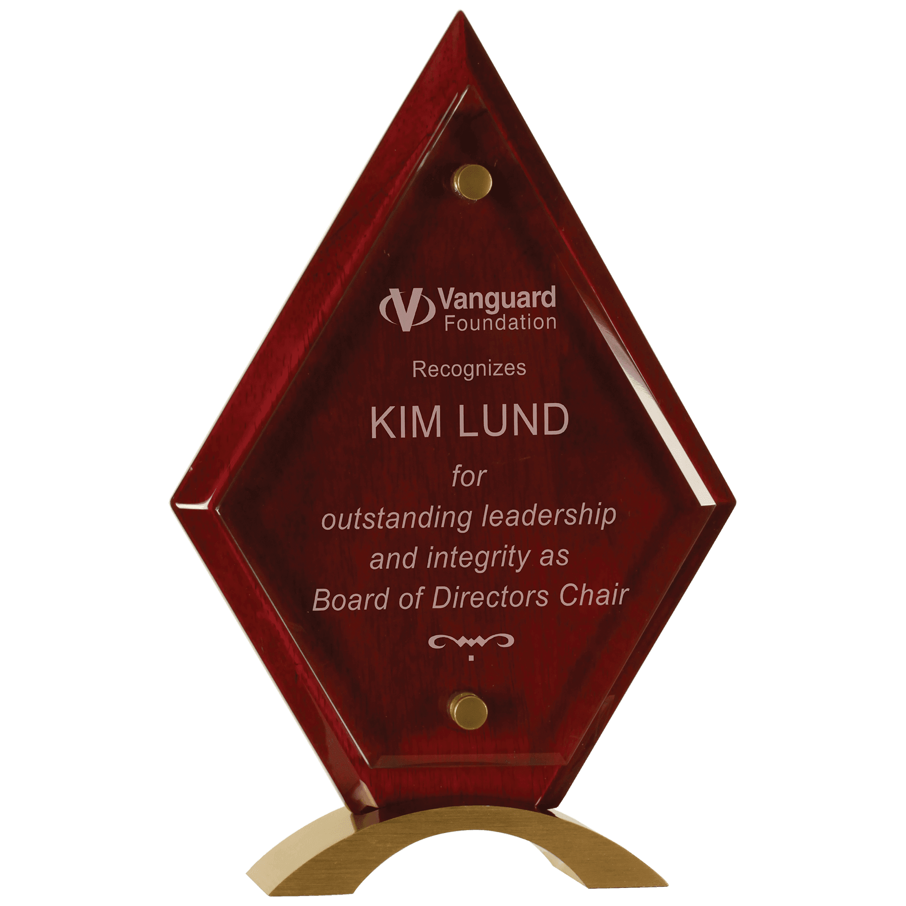 10" Diamond Rosewood Piano Finish Floating Jade Glass St&up