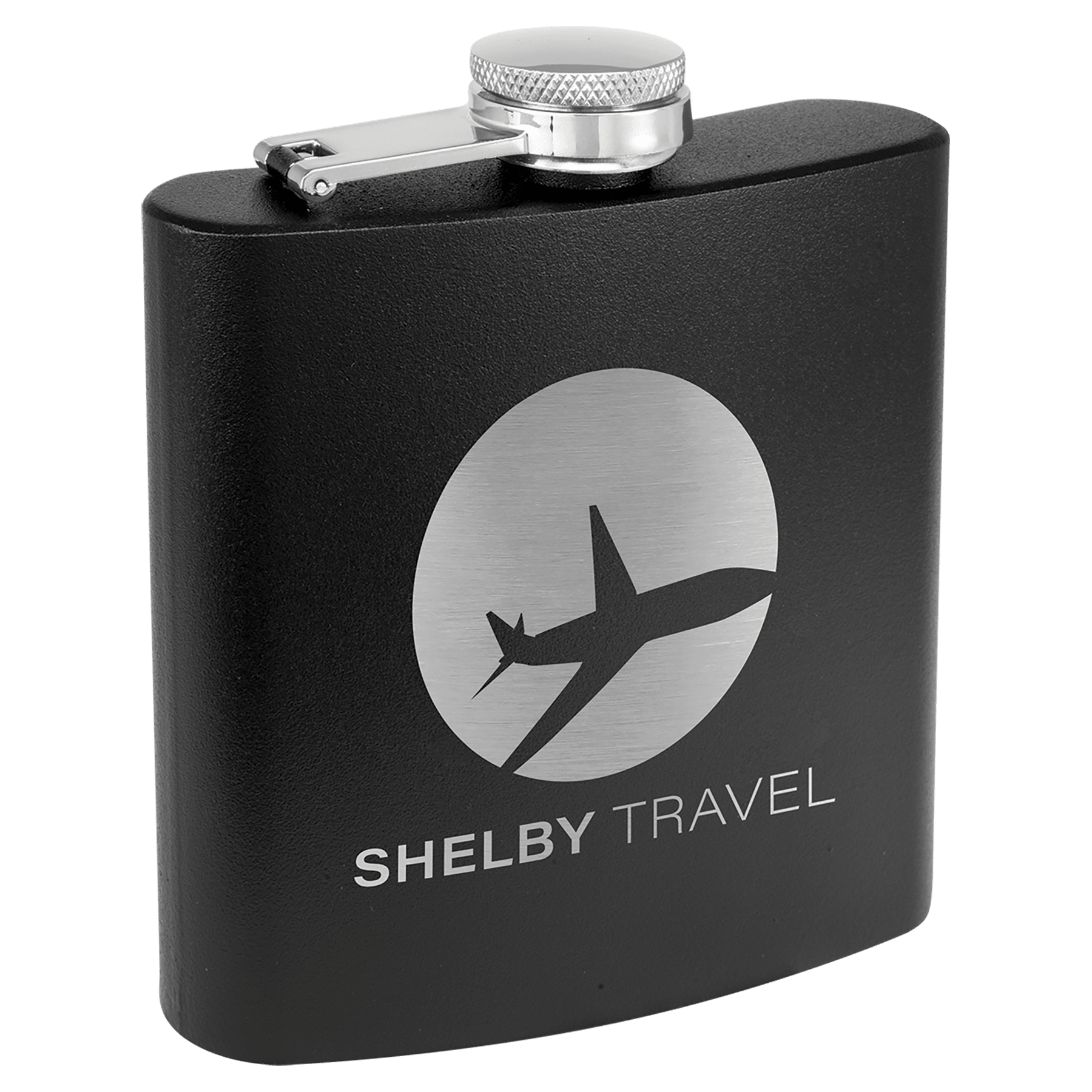 6 oz. Matte Powder Coated Stainless Steel Flask - FLSK03