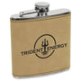 6 oz. Leatherette Stainless Steel Flask - FLSK05