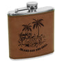6 oz. Leatherette Stainless Steel Flask - FLSK05