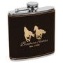 6 oz. Leatherette Stainless Steel Flask - FLSK05
