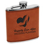 6 oz. Leatherette Stainless Steel Flask - FLSK05
