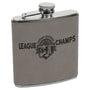 6 oz. Leatherette Stainless Steel Flask - FLSK05