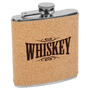 6 oz. Leatherette Stainless Steel Flask - FLSK05