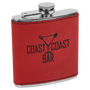 6 oz. Leatherette Stainless Steel Flask - FLSK05