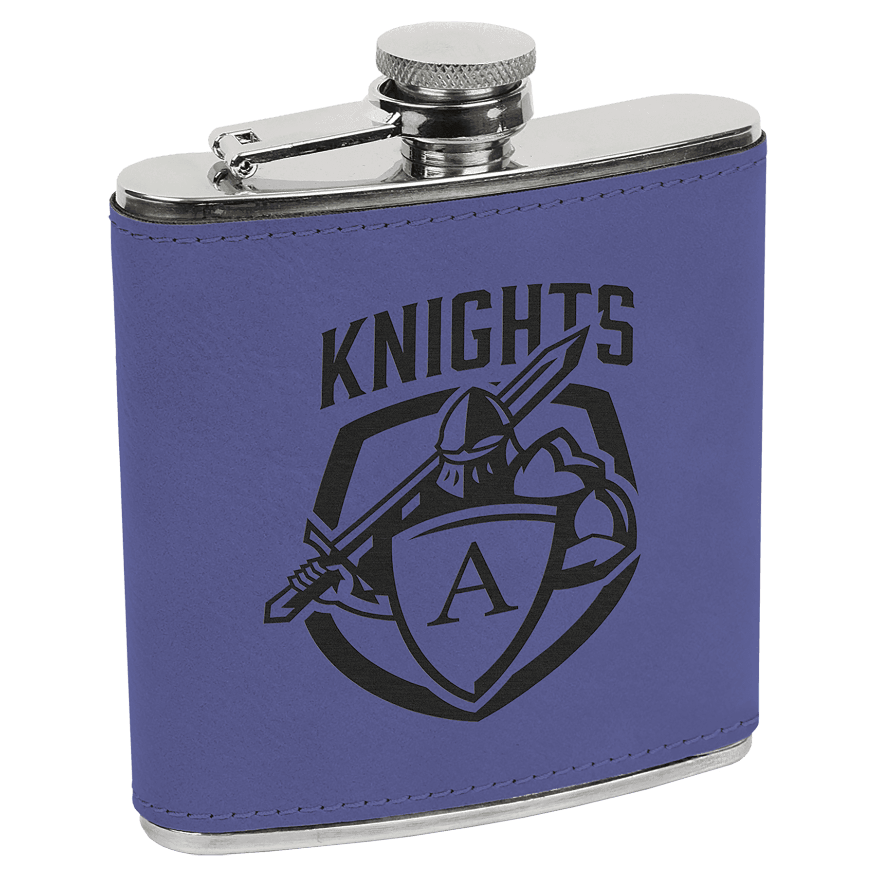 6 oz. Leatherette Stainless Steel Flask - FLSK05