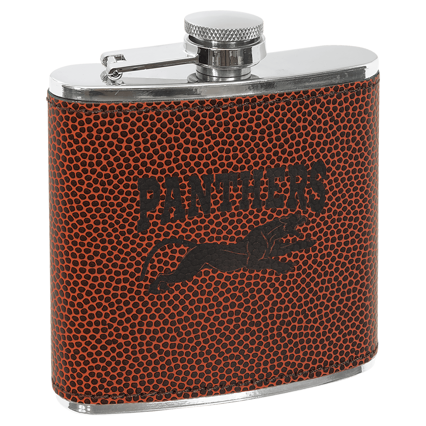 6 oz. Leatherette Stainless Steel Flask - FLSK05