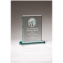 4" x 5" Premium Series Jade Glass Award