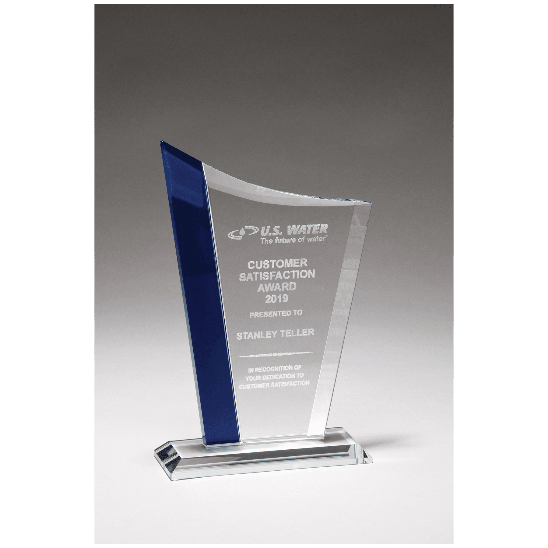 Glass Award with Glass Highlights - AGX06