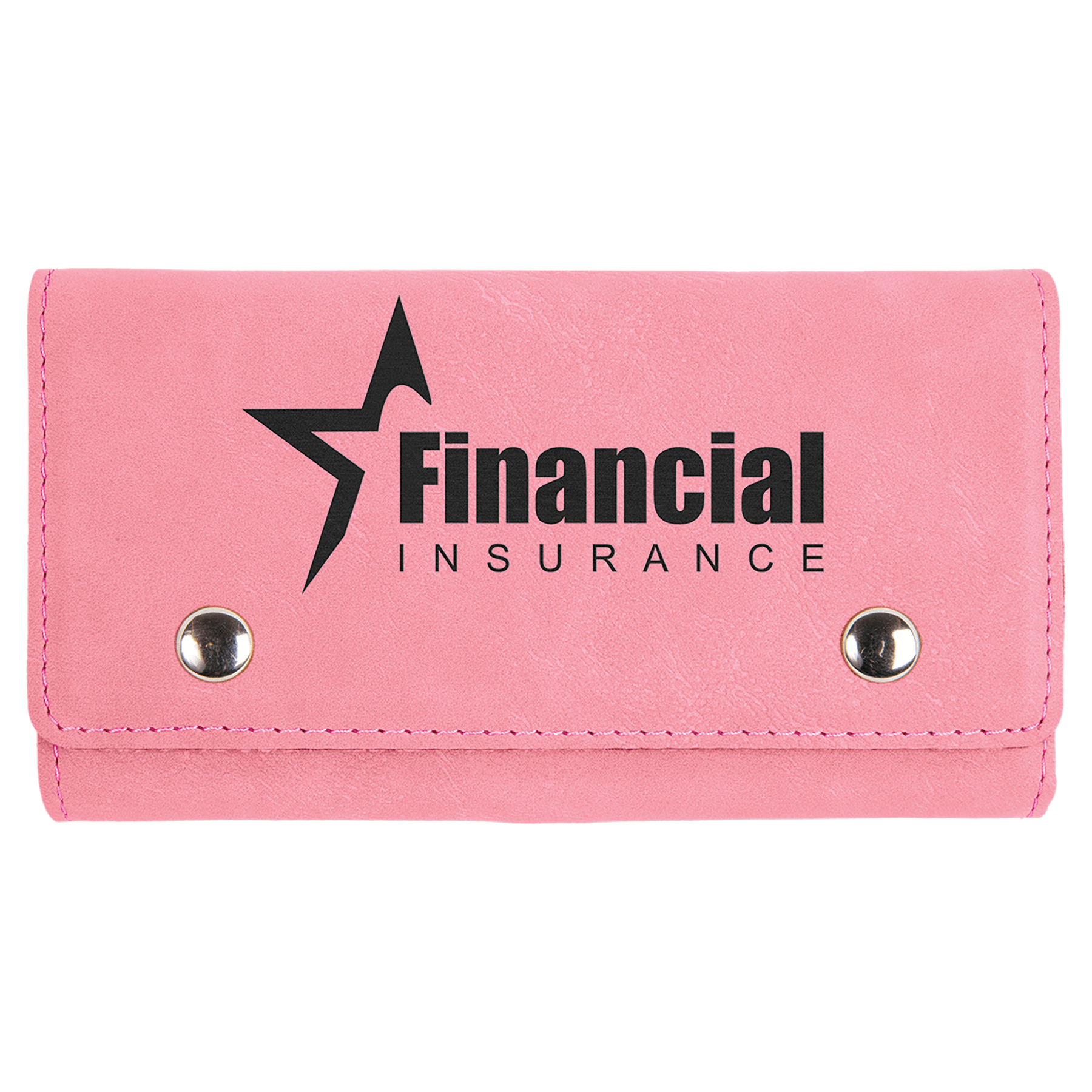 Pink Leatherette Card & Dice Set