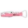 Pink Leatherette Wine Bottle Opener