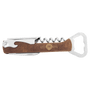 Rustic/Gold Leatherette Wine Bottle Opener