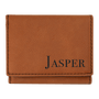 3" x 4" Rawhide Leatherette Trifold Wallet