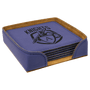 Leatherette 6 Coaster Set - CST19