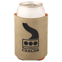 3.75" Light Brown Leatherette Beverage Holder