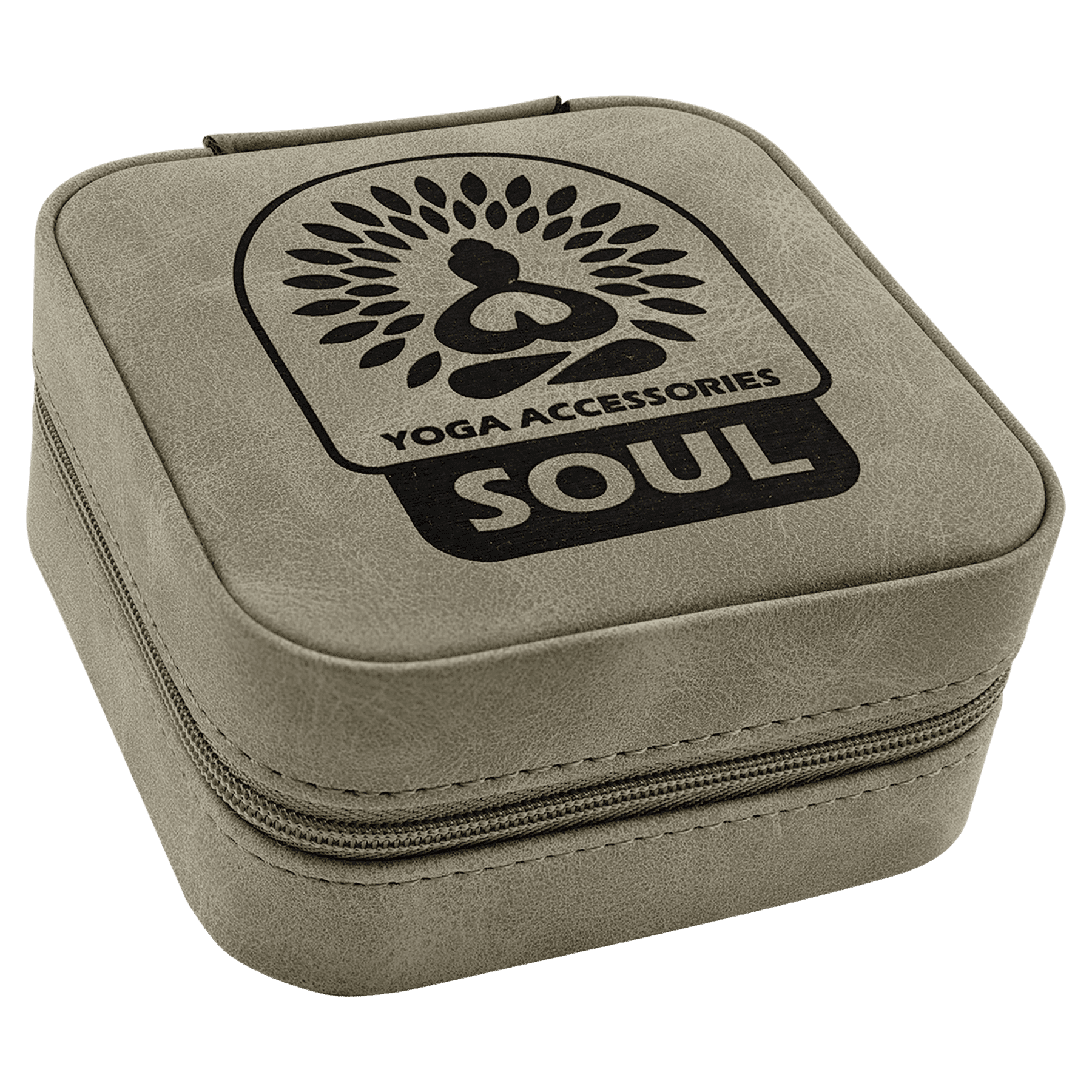 Leatherette Travel Jewelry Box with Black Lining - JWL05