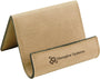 3.5" x 2.5" Light Brown Leatherette Holder Easel