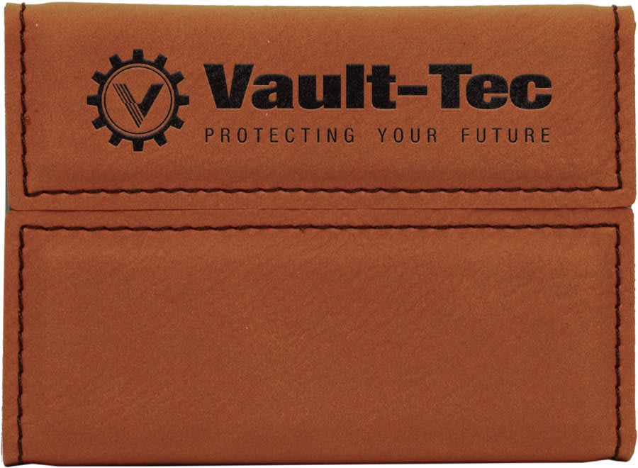 Leatherette Hard Business Card Holder - HLDR01