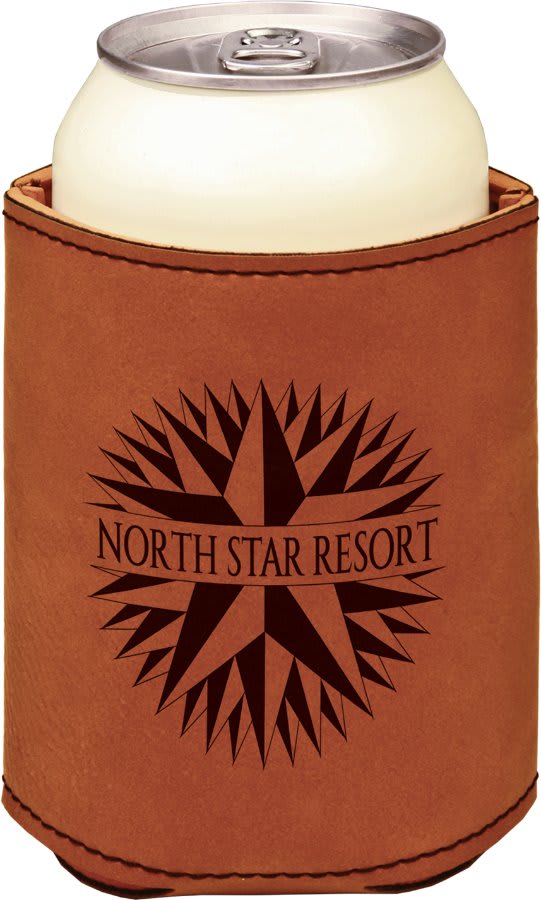 3.75" Rawhide Leatherette Beverage Holder