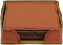Leatherette 6 Coaster Set - CST19