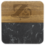 Acacia and Marble Coaster