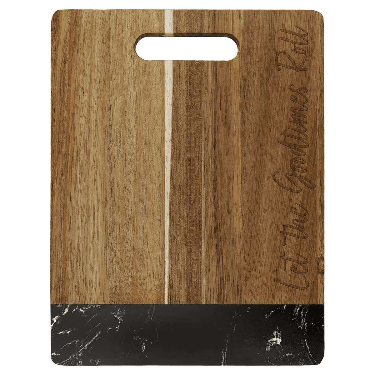 Acacia and Marble Cutting Board