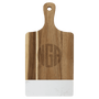 Acacia and Marble Paddle Cutting Board