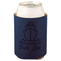 3.75" Blue/Black Leatherette Beverage Holder