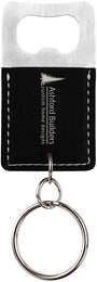 Rectangle Leatherette Bottle Opener Keychain - KCL11