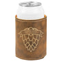 3.75" Rustic/Gold Leatherette Beverage Holder