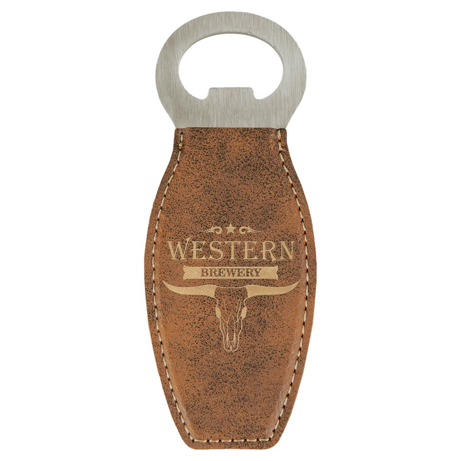 Leatherette Bottle Opener with Magnet - JWL01