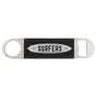 1.5" x 7" Black/Silver Leatherette Bottle Opener