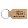 Leatherette Rectangle Keychain - KCL08