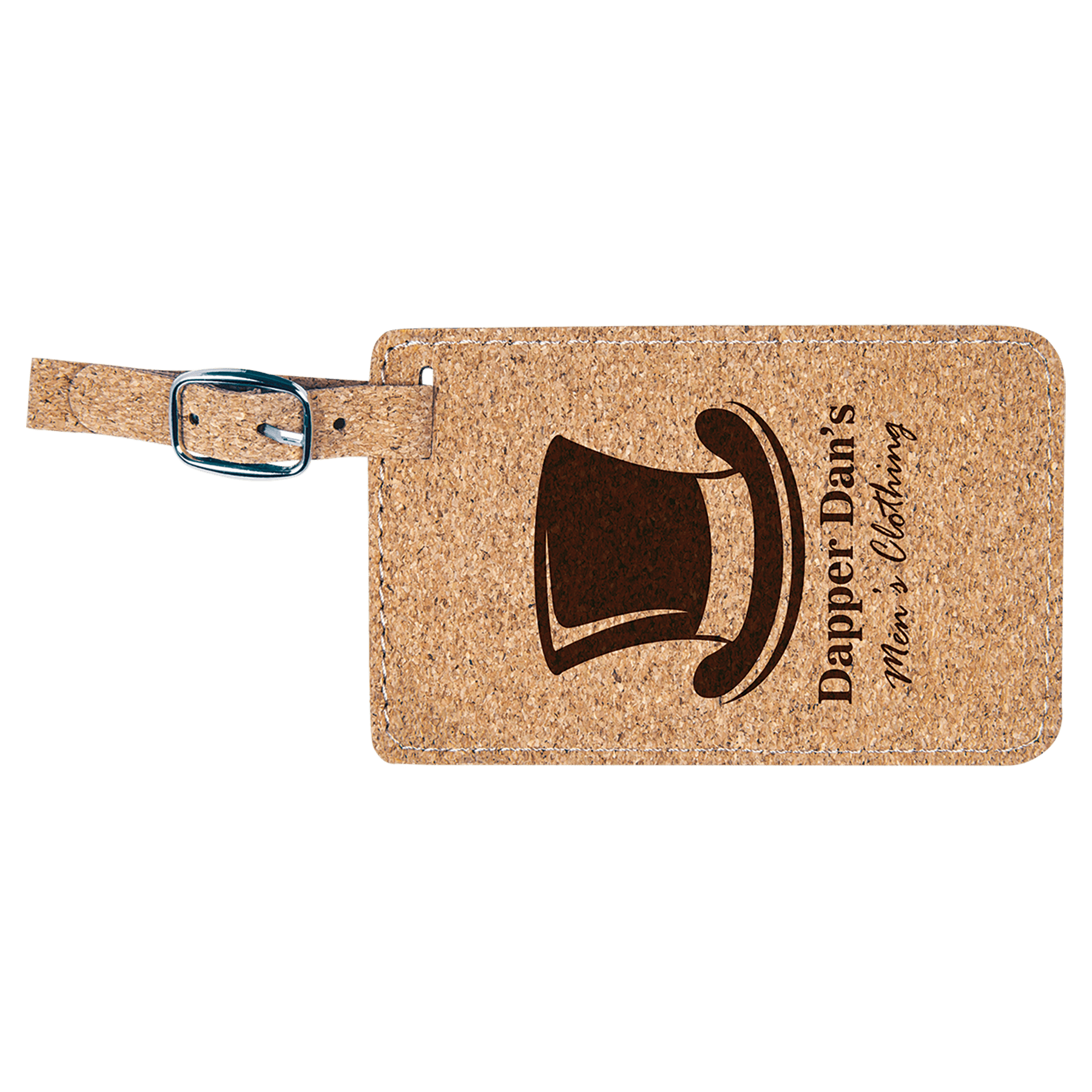 4.25" x 2.75" Cork Luggage Tag