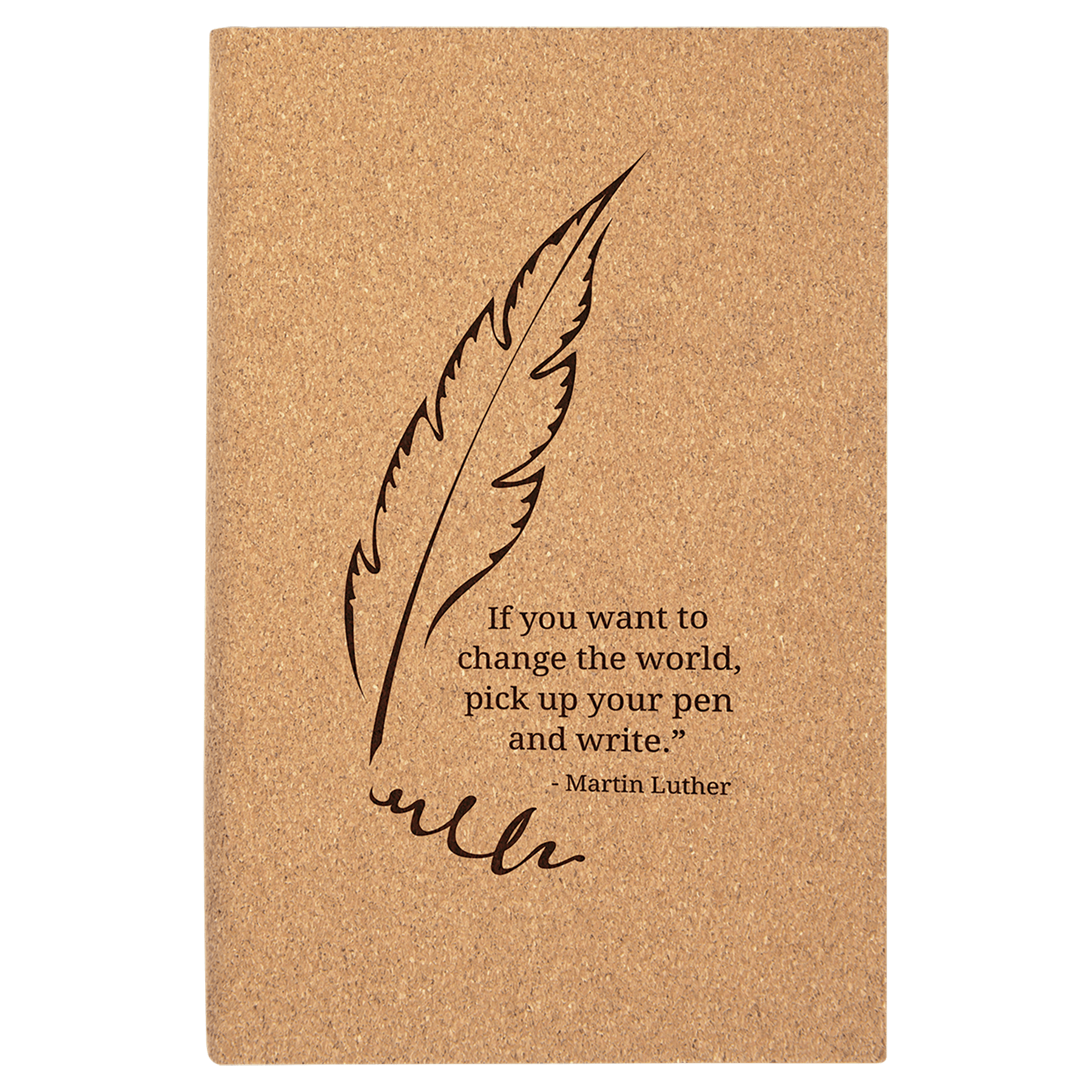 Leatherette Journal with Lined Notepad - NTBK09