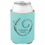 3.75" Teal Leatherette Beverage Holder