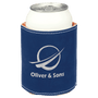 3.75" Blue/Silver Leatherette Beverage Holder
