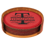 Leatherette 6 Coaster Set - CST19