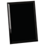6" x 8" Black Glass Mirror Plaque