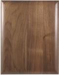 7" x 9" Elliptical Edge Square Corner Genuine Walnut Plaque