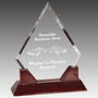 Diamond Acrylic with Rosewood Piano Finish Base - AAD01