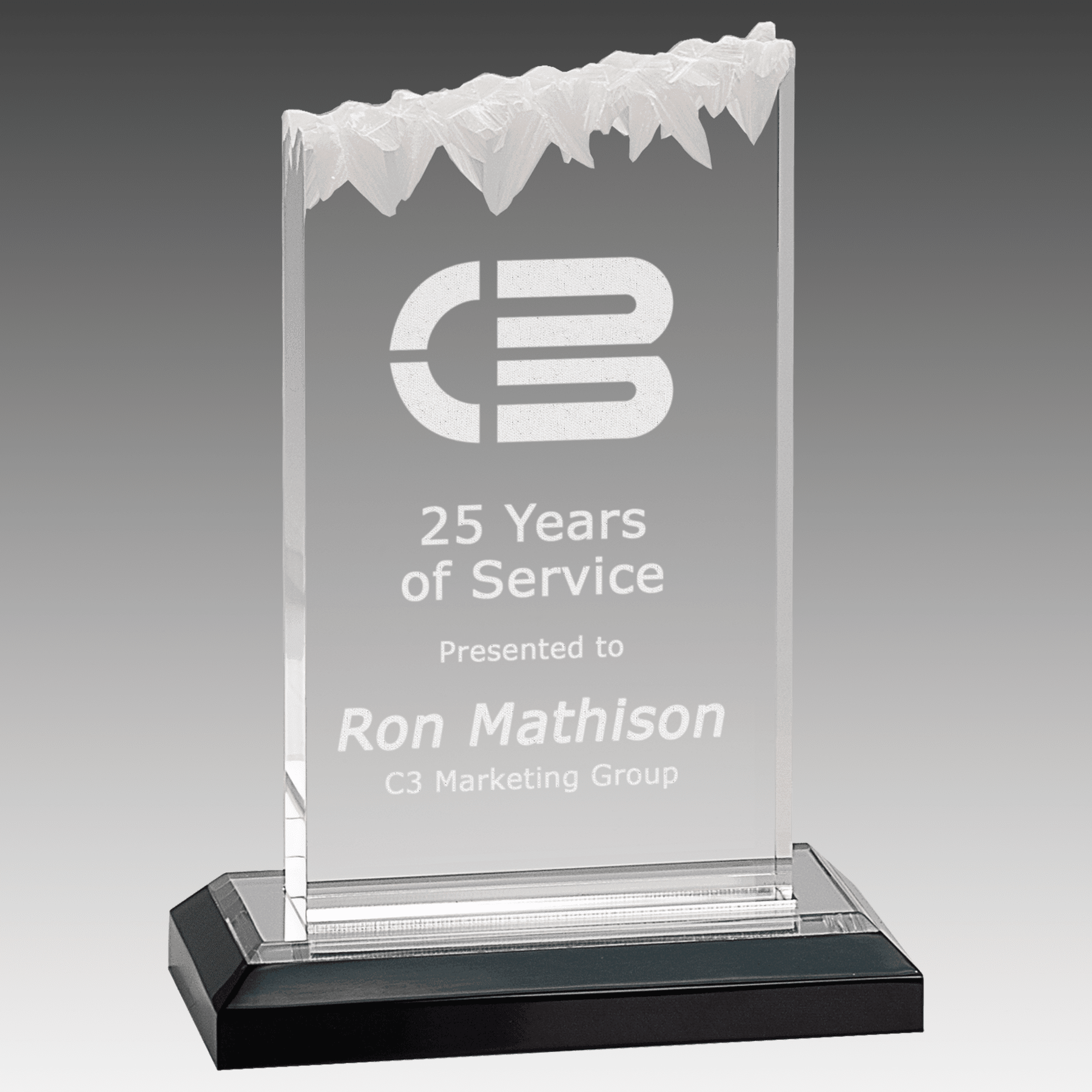 5" x 7" Silver Frosted Impress Acrylic